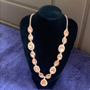 COPY - Monet Crystal Necklace & Matching Drop Ear…
